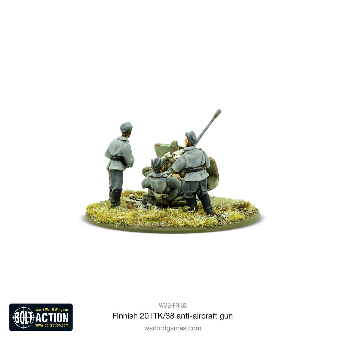Bolt Action - Finnish 20 ITK/38 Anti-Aircraft Gun