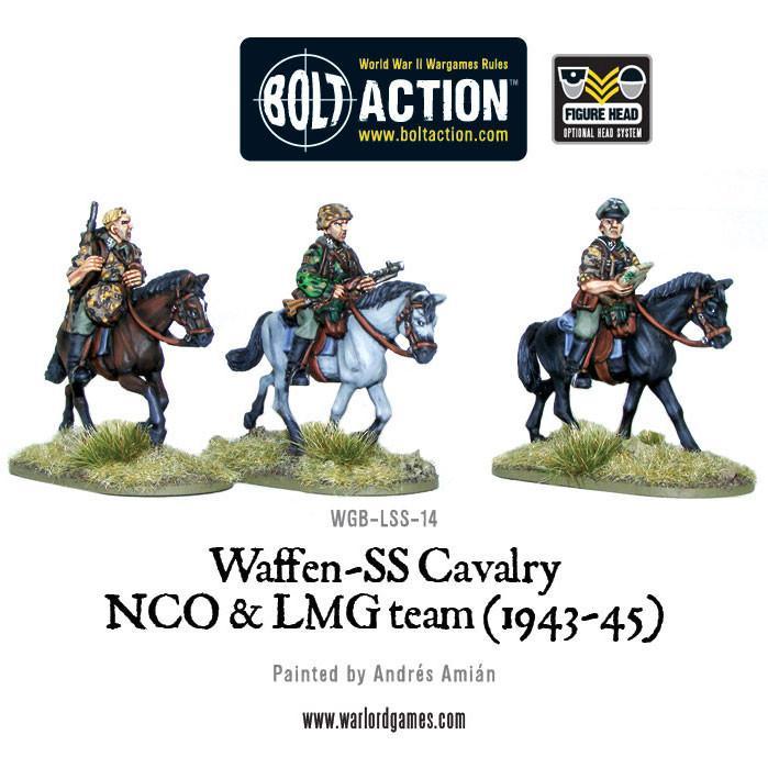 Bolt Action - Waffen SS Cavalry NCO & LMG