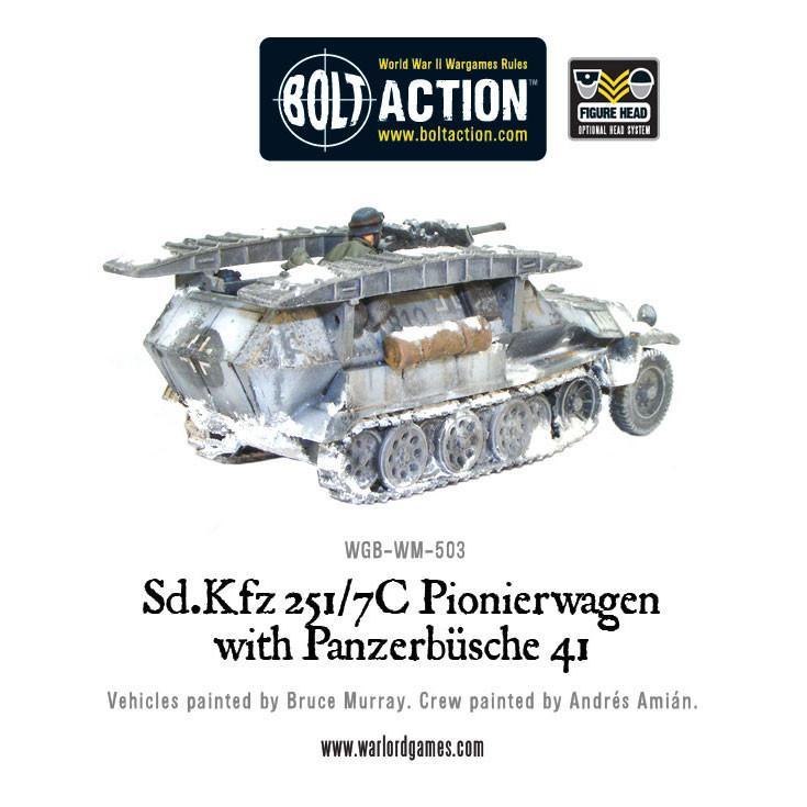 Bolt Action - Sd.Kfz 251/7C Pionierwagen with Panzerbuchse 41