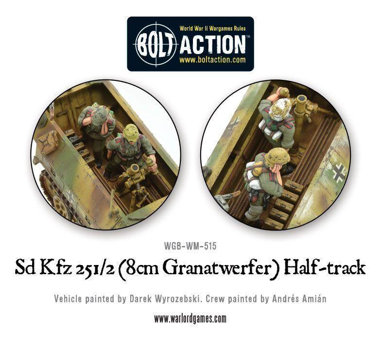 Bolt Action - Sd.Kfz 251/2 Ausf D (8cm Granatwerfer) Half-Track