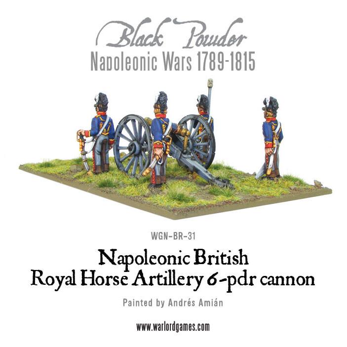 Black Powder - Napoleonic Wars: British Royal Horse Artillery 6-Pdr Cannon