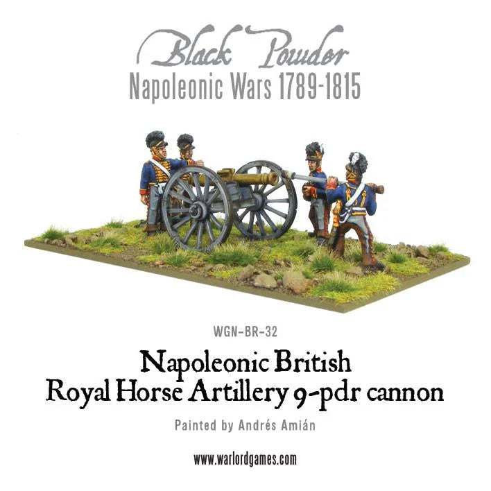 Black Powder - Napoleonic Wars: British Royal Horse Artillery 9-Pdr Cannon