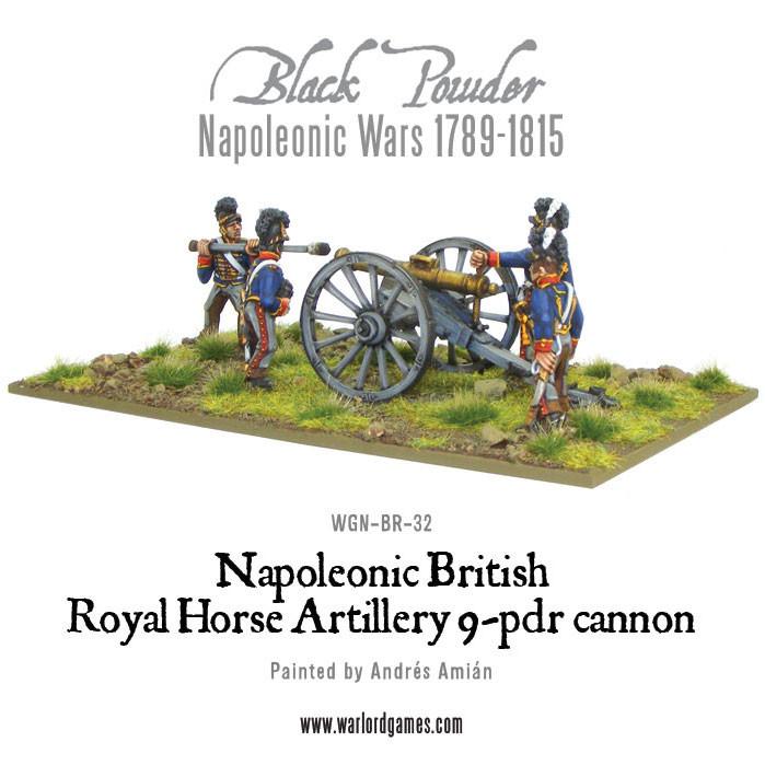 Black Powder - Napoleonic Wars: British Royal Horse Artillery 9-Pdr Cannon