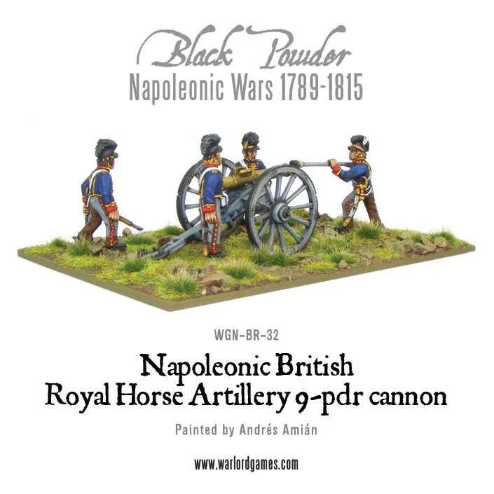 Black Powder - Napoleonic Wars: British Royal Horse Artillery 9-Pdr Cannon