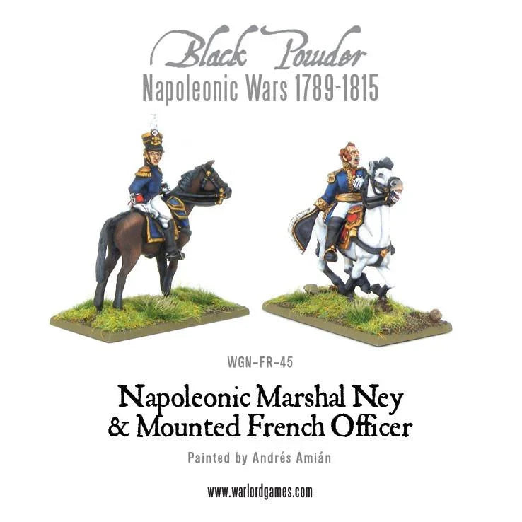 Black Powder - Napoleonic Wars: Marshal Ney & Mounted French Officer