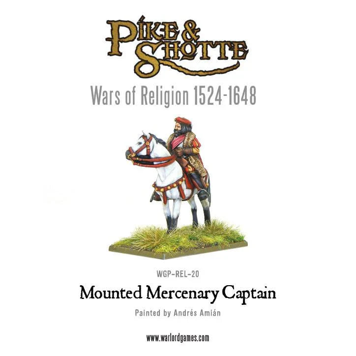 Pike & Shotte - Mounted Mercenary Captain (Wars of Religion)