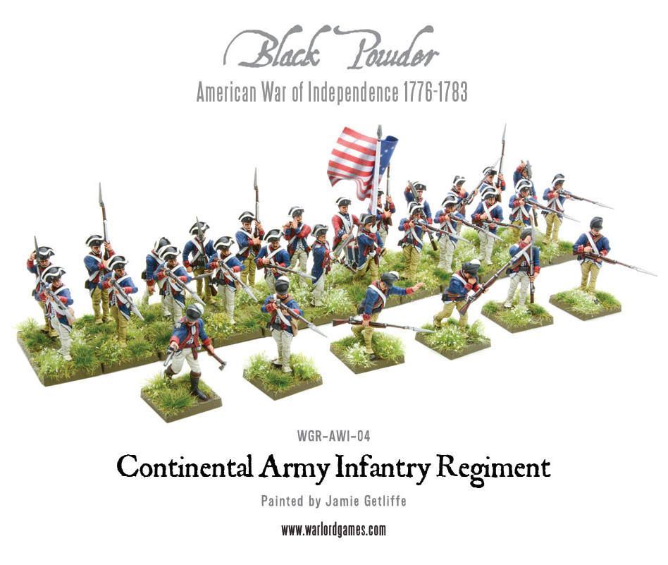 Black Powder - American War of Independence: Continental Army Infantry Regiment