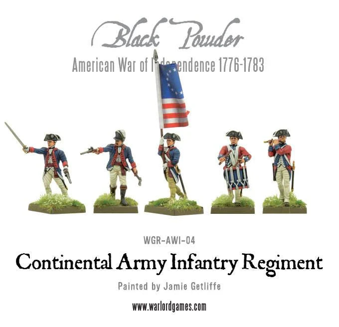 Black Powder - American War of Independence: Continental Army Infantry Regiment
