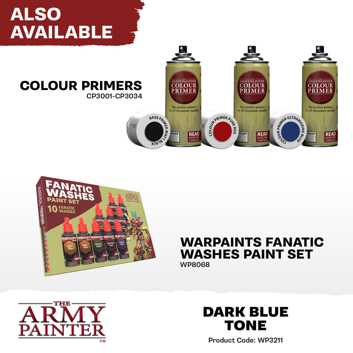 The Army Painter - Warpaints Fanatic Wash: Dark Blue Tone