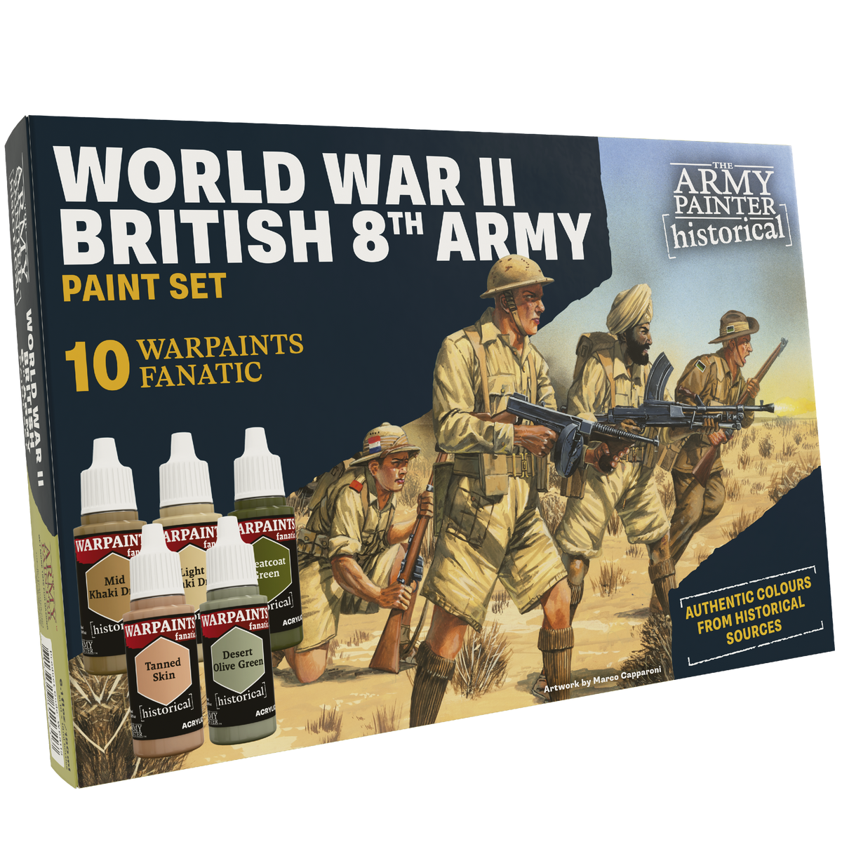 The Army Painter - Historical: World War II British 8th Army Paint Set