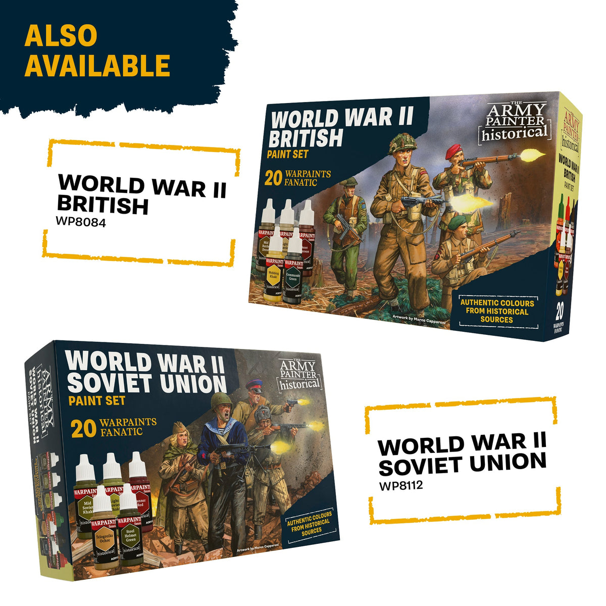 The Army Painter - Historical: World War II British 8th Army Paint Set
