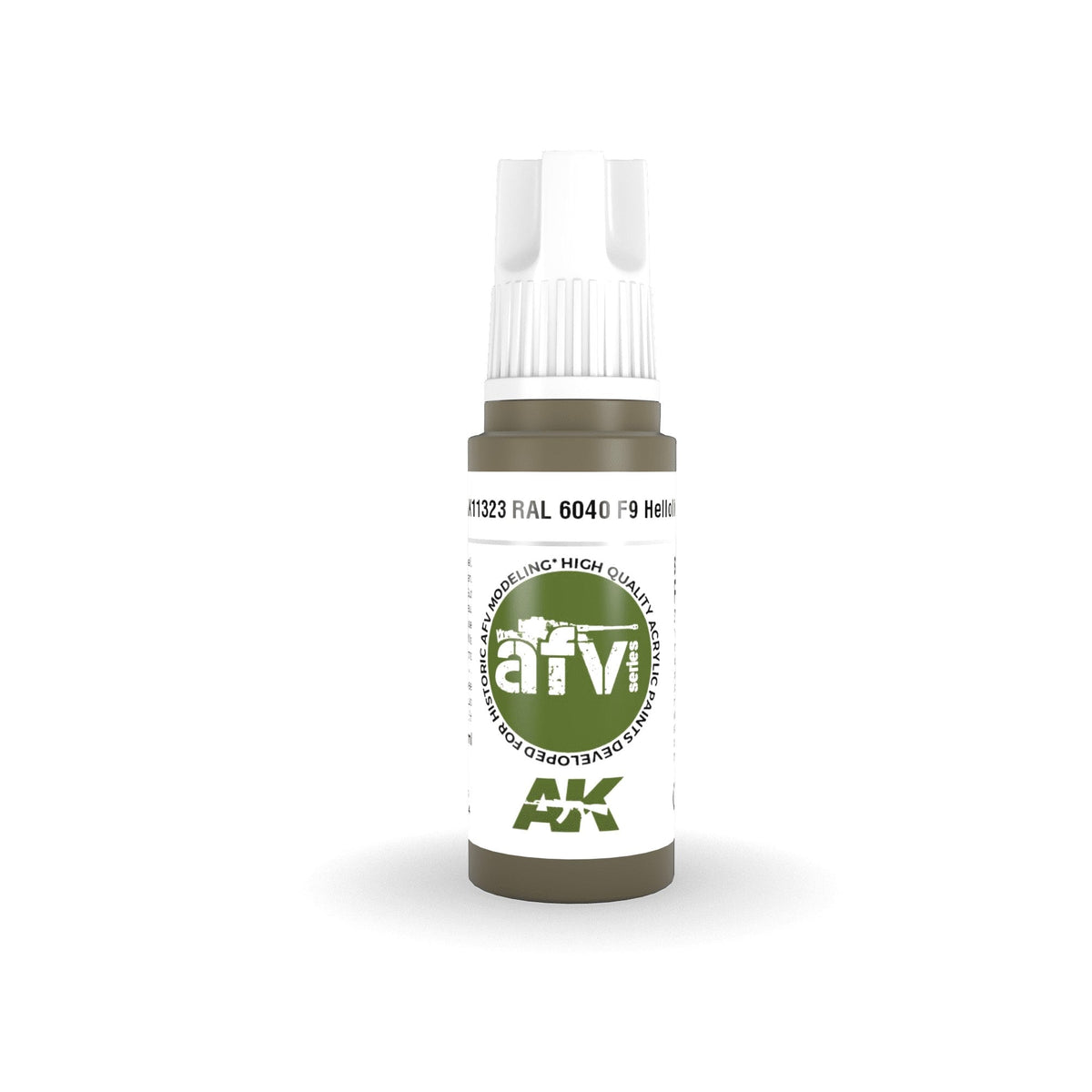 AK Interactive - 3 Gen Acrylics - Ral 6040 F9 Helloliv 17ml