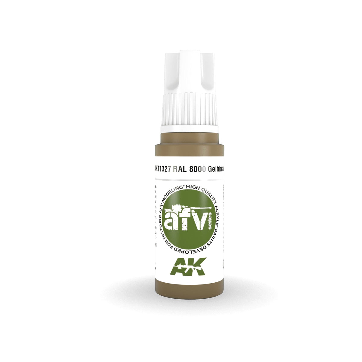 AK Interactive - 3 Gen Acrylics - Ral 8000 Gelbbraun 17ml