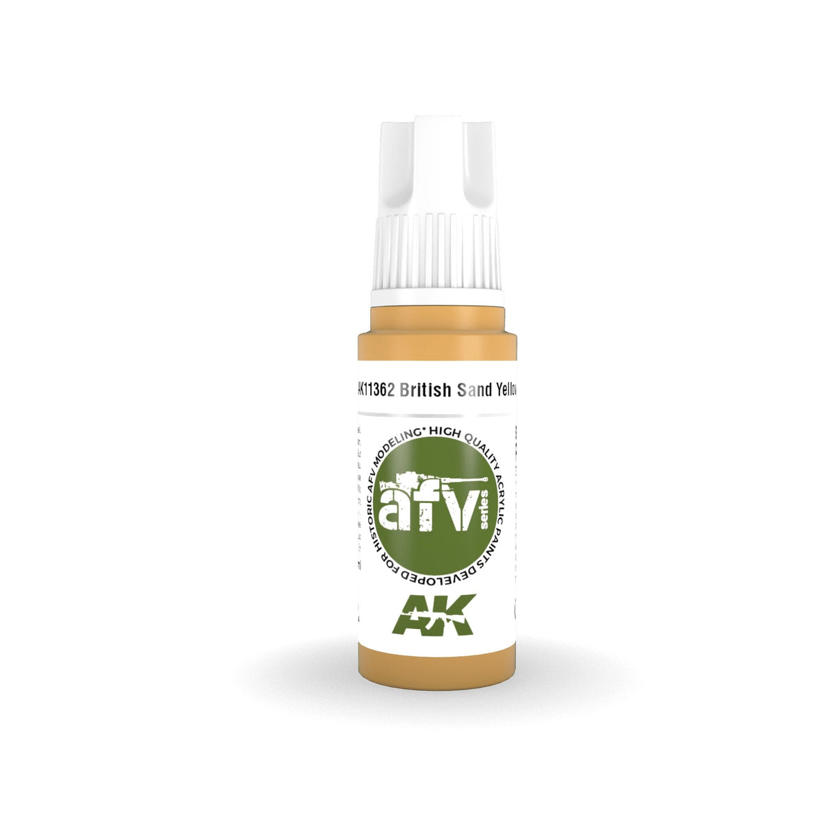 AK Interactive - 3 Gen Acrylics - British Sand Yellow 17ml