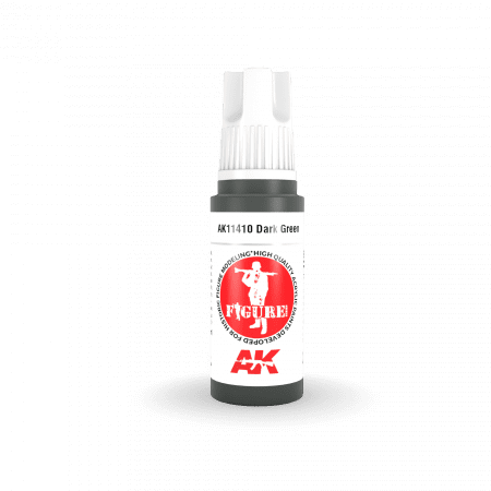 AK Interactive - 3 Gen Figures Acrylics - Dark Green 17ml