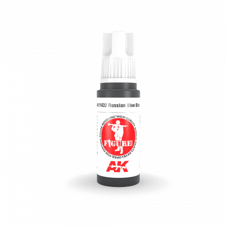 AK Interactive - 3 Gen Figures Acrylics - Russian Blue Base 17ml