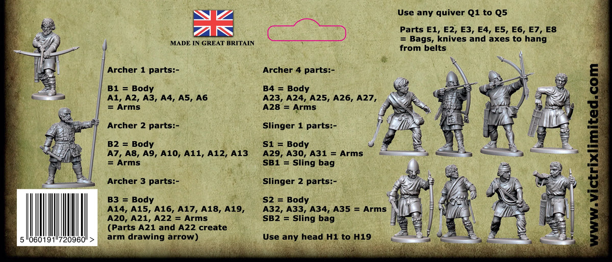 Victrix Miniatures - Dark Age Archers and Slingers