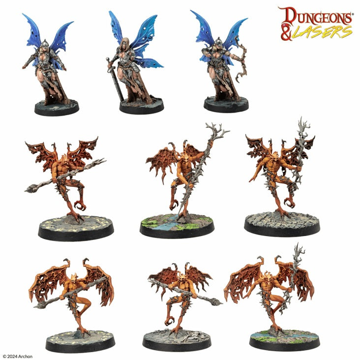 Dungeons & Lasers: Miniatures - Armies Of Deuslair