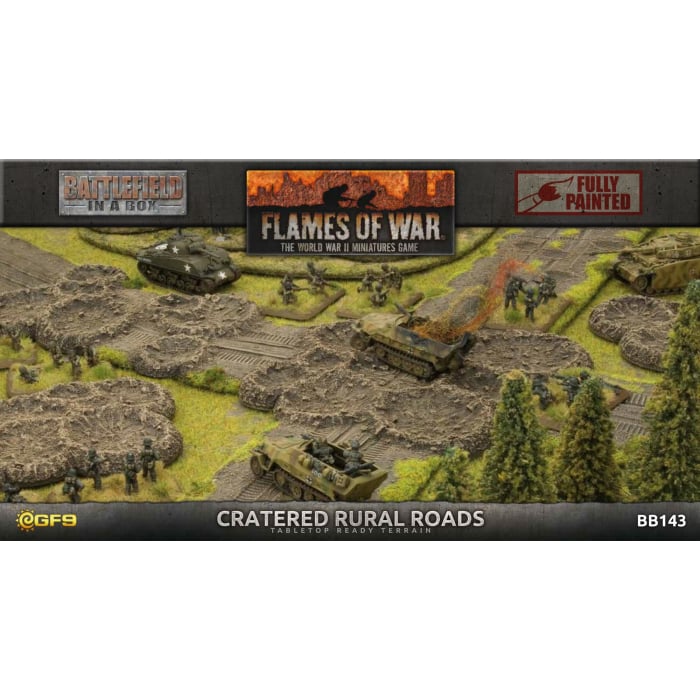 Battlefield in a Box - Cratered Rural Roads