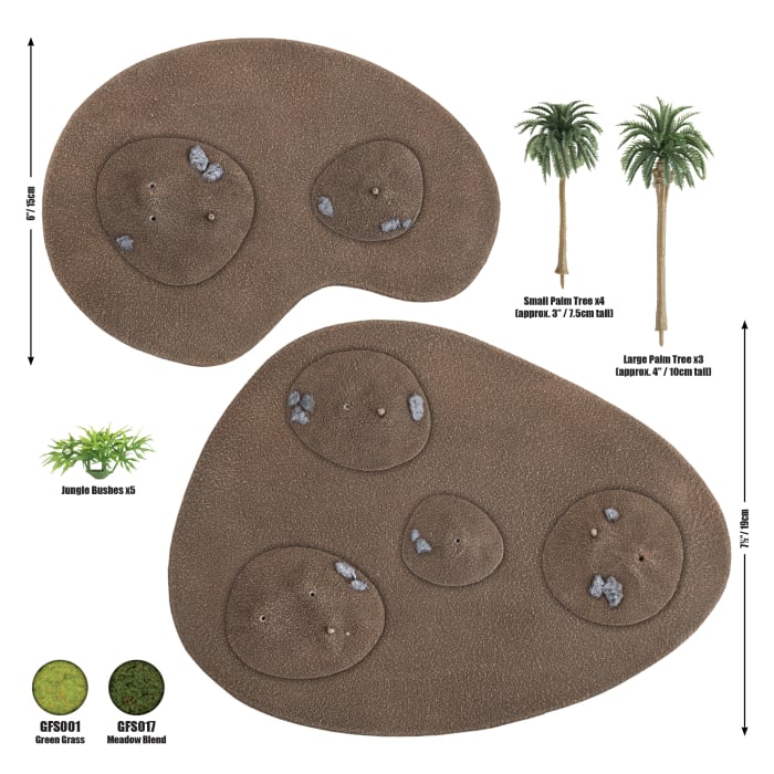 Battlefield in a Box - Jungle Palms