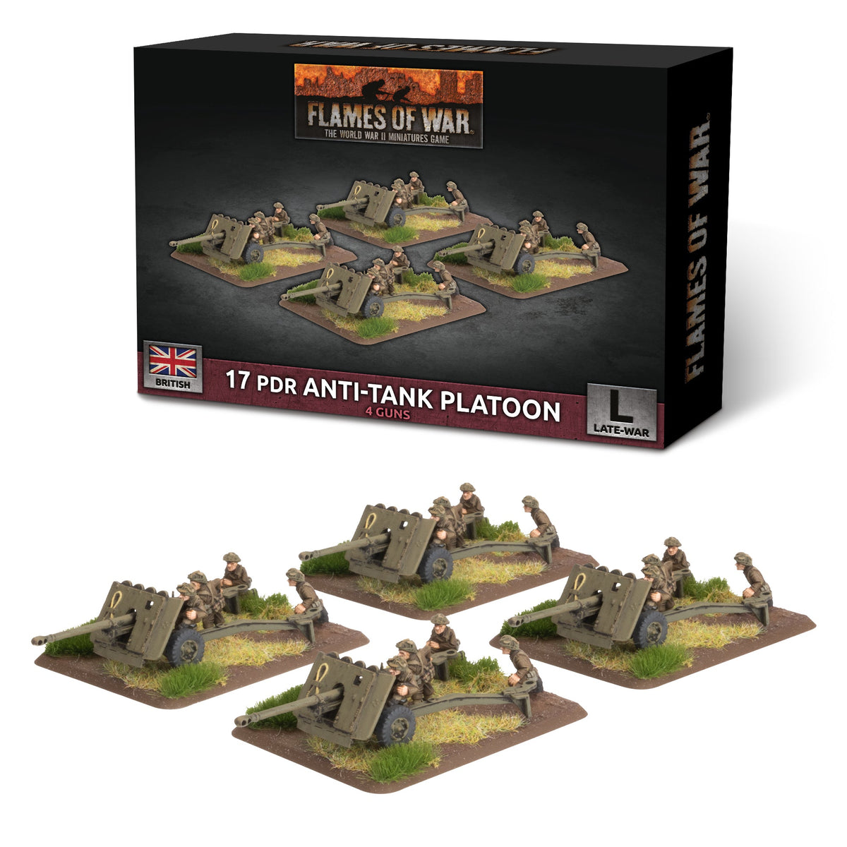 Flames Of War - British: 17 pdr Anti-tank Platoon