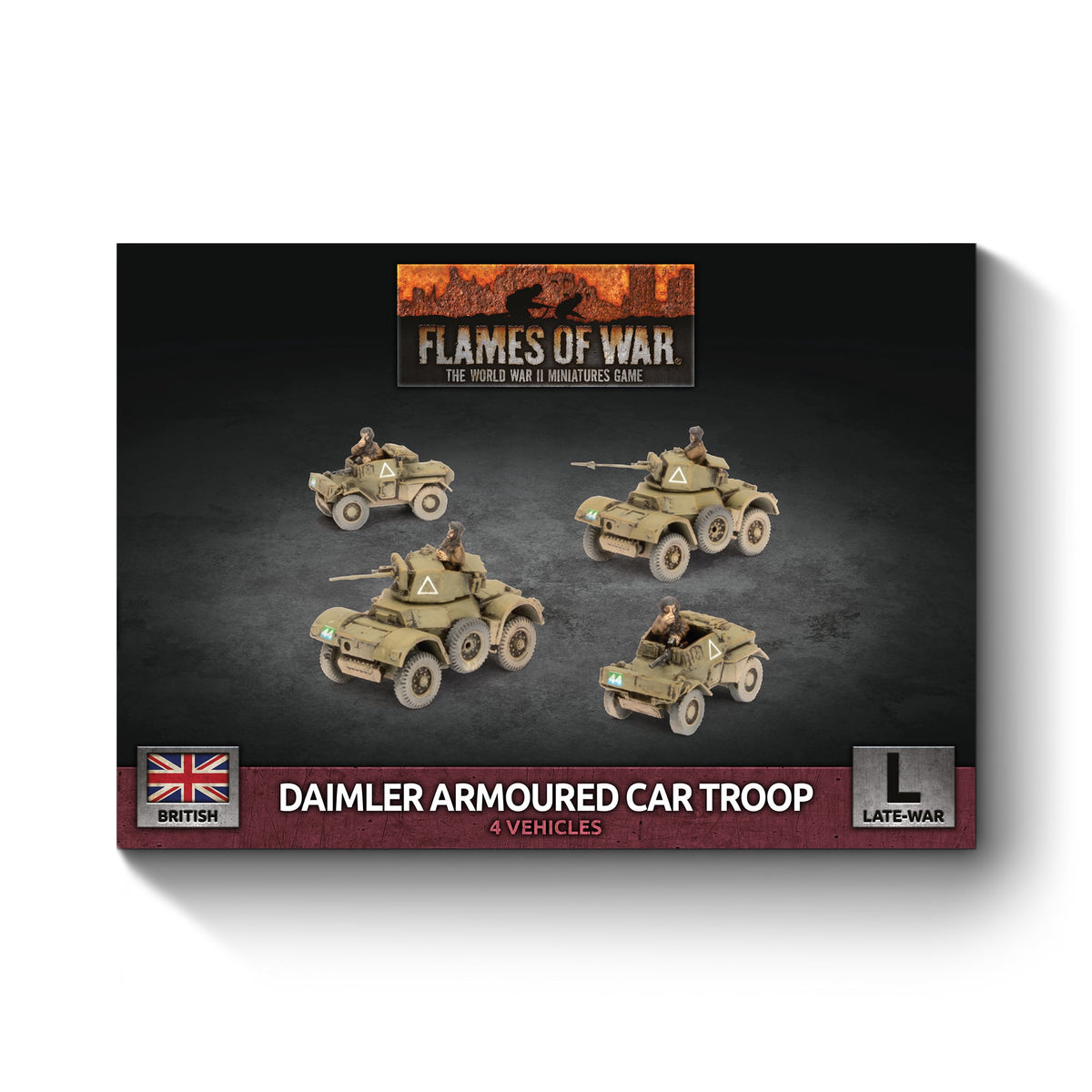 Flames Of War - British: Daimler Armoured Car Troop