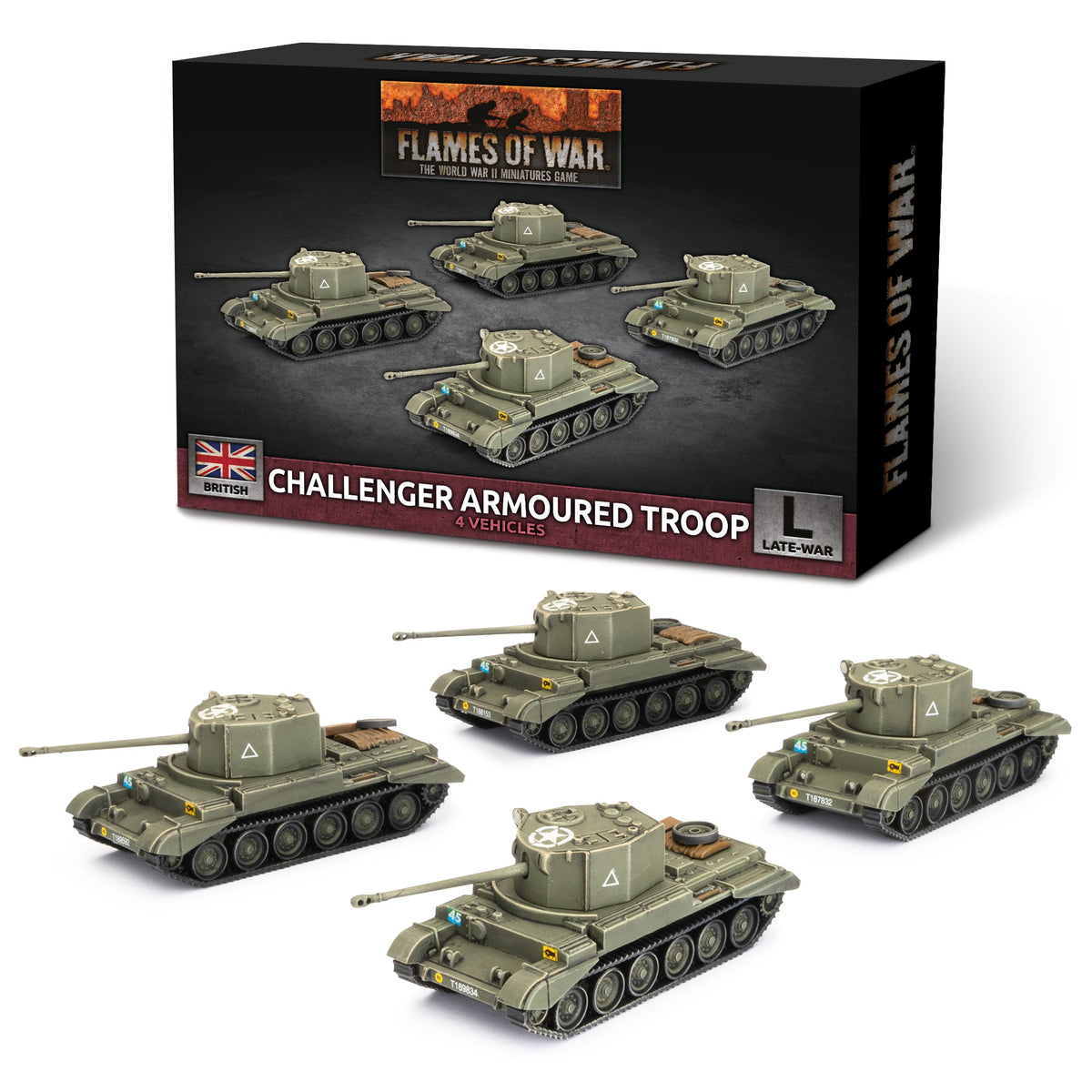 Flames Of War - British: Challenger Armoured Troop