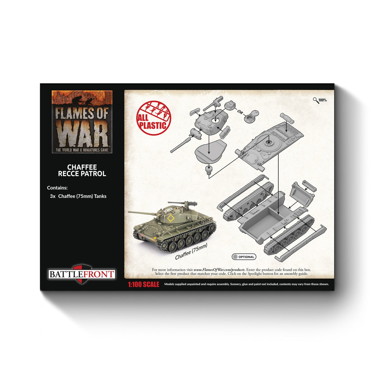 Flames Of War - British: Chaffee Recce Patrol