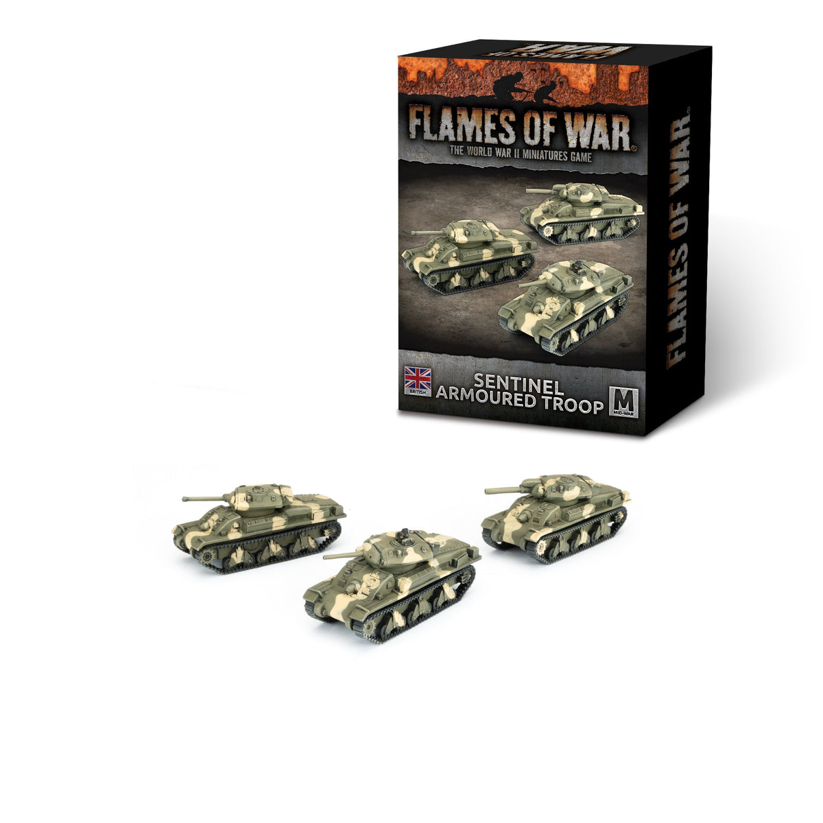 Flames Of War - British: Sentinel Armoured Troop