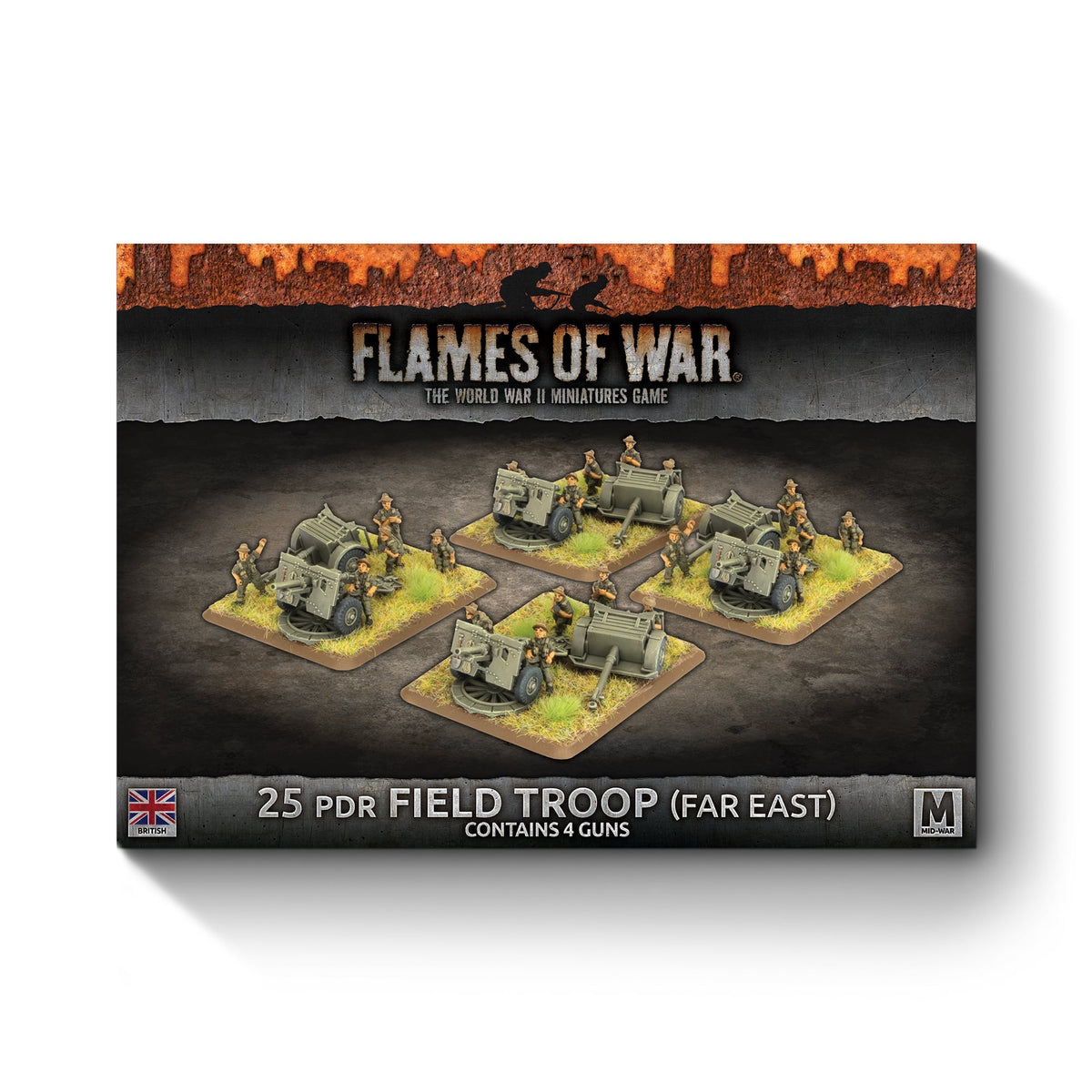 Flames Of War - British: 25 pdr Field Troop (Far East)