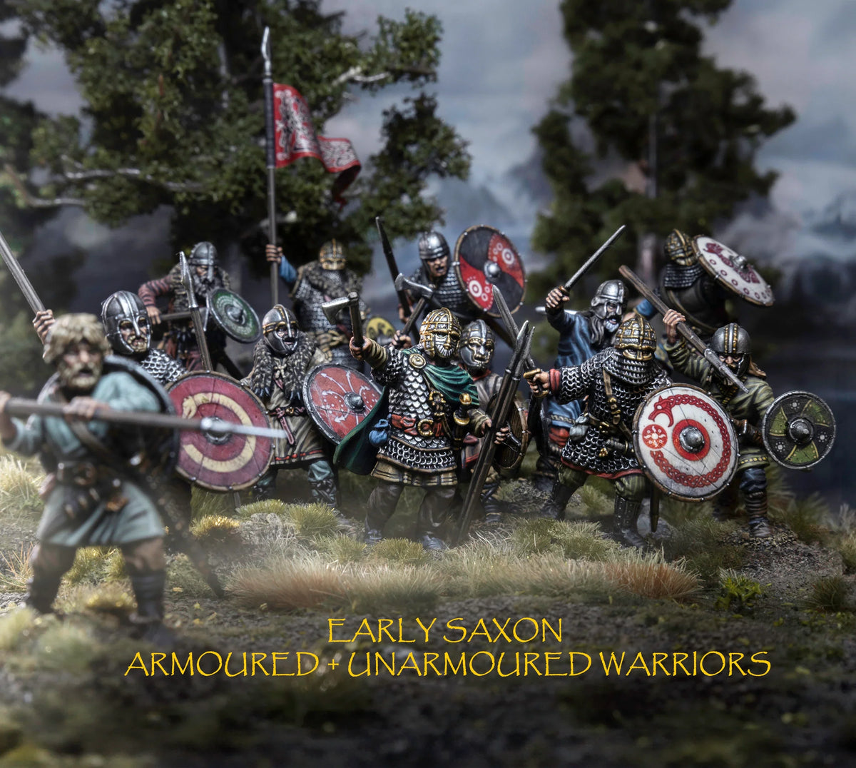 Victrix Miniatures - Early Saxon Unarmoured Warriors