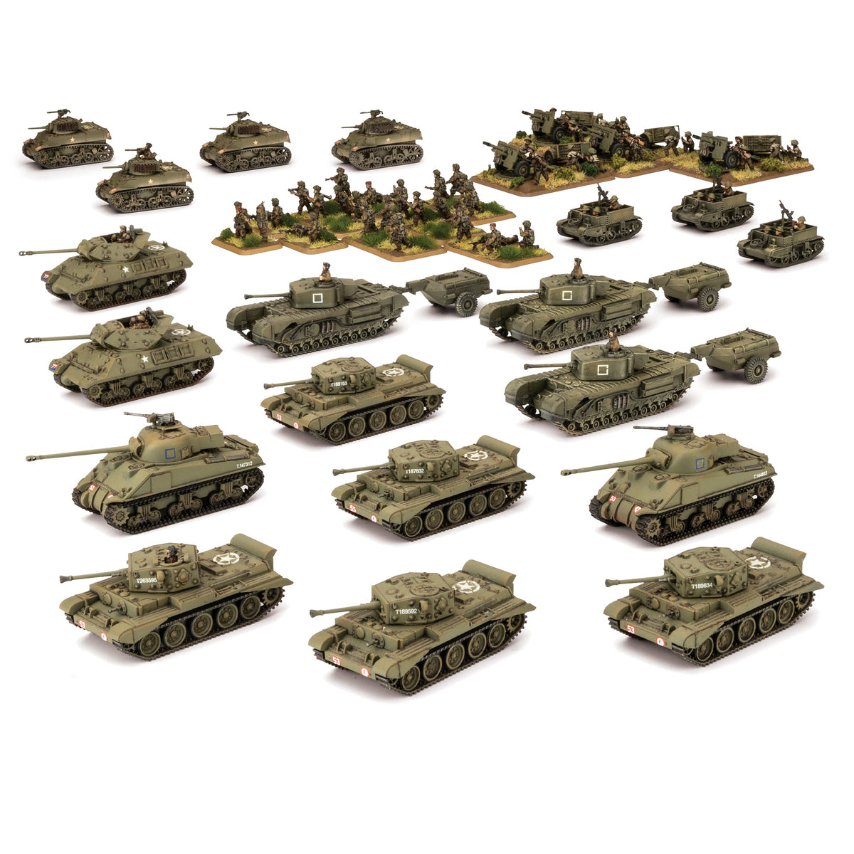 Flames Of War - British Starter Force: Desert Rats Squadron
