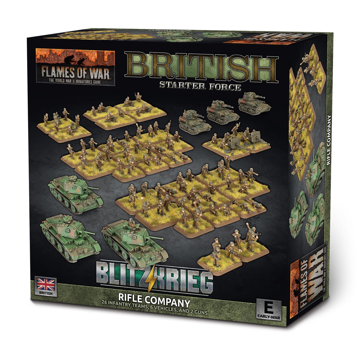 Flames Of War - British Starter Force: Rifle Company