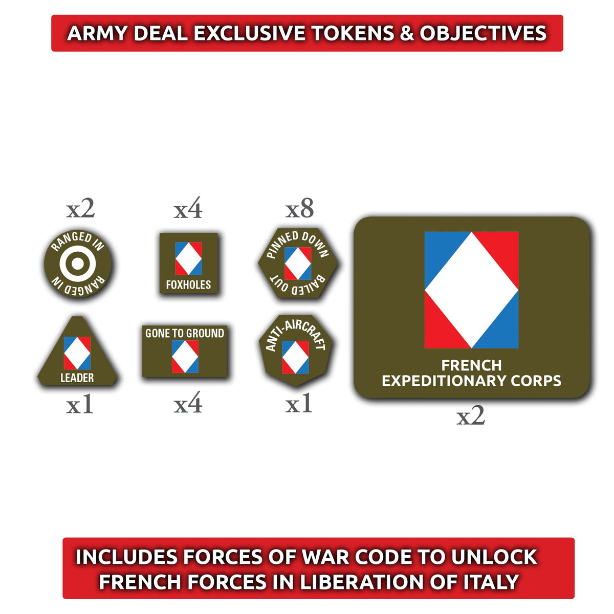 Flames Of War - French Starter Force: Compagnie De Tirailleurs Rifle Company (Limited Edition)