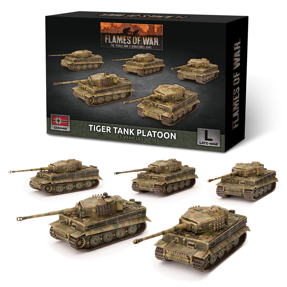 Flames Of War - German: Tiger Tank Platoon