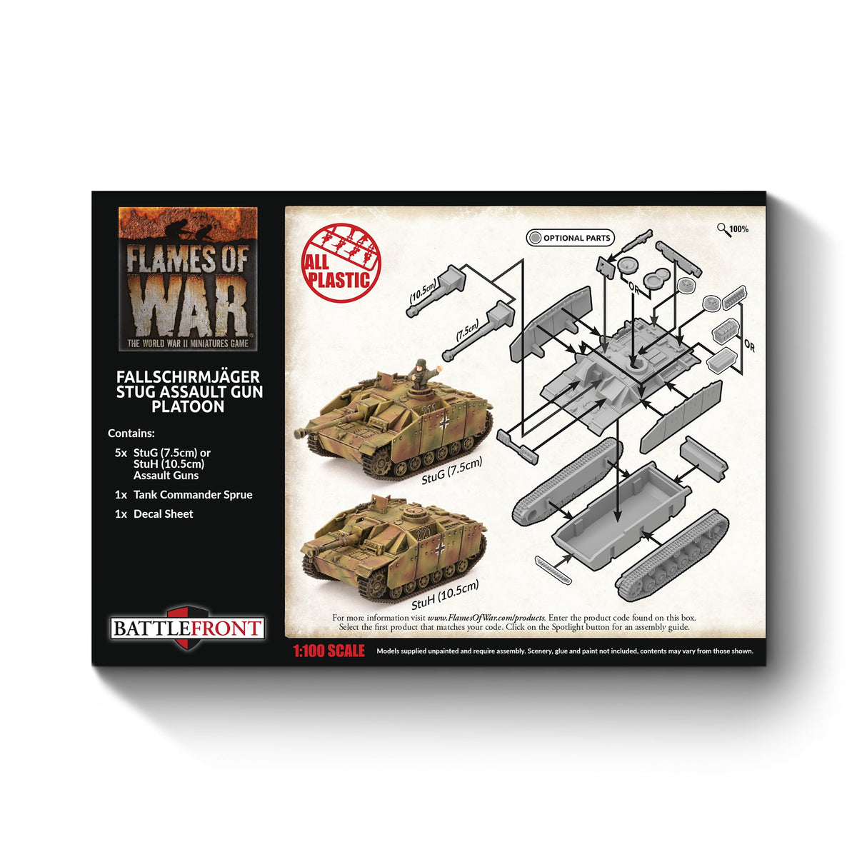 Flames Of War - German: Fallschirmjager StuG Assault Gun Platoon
