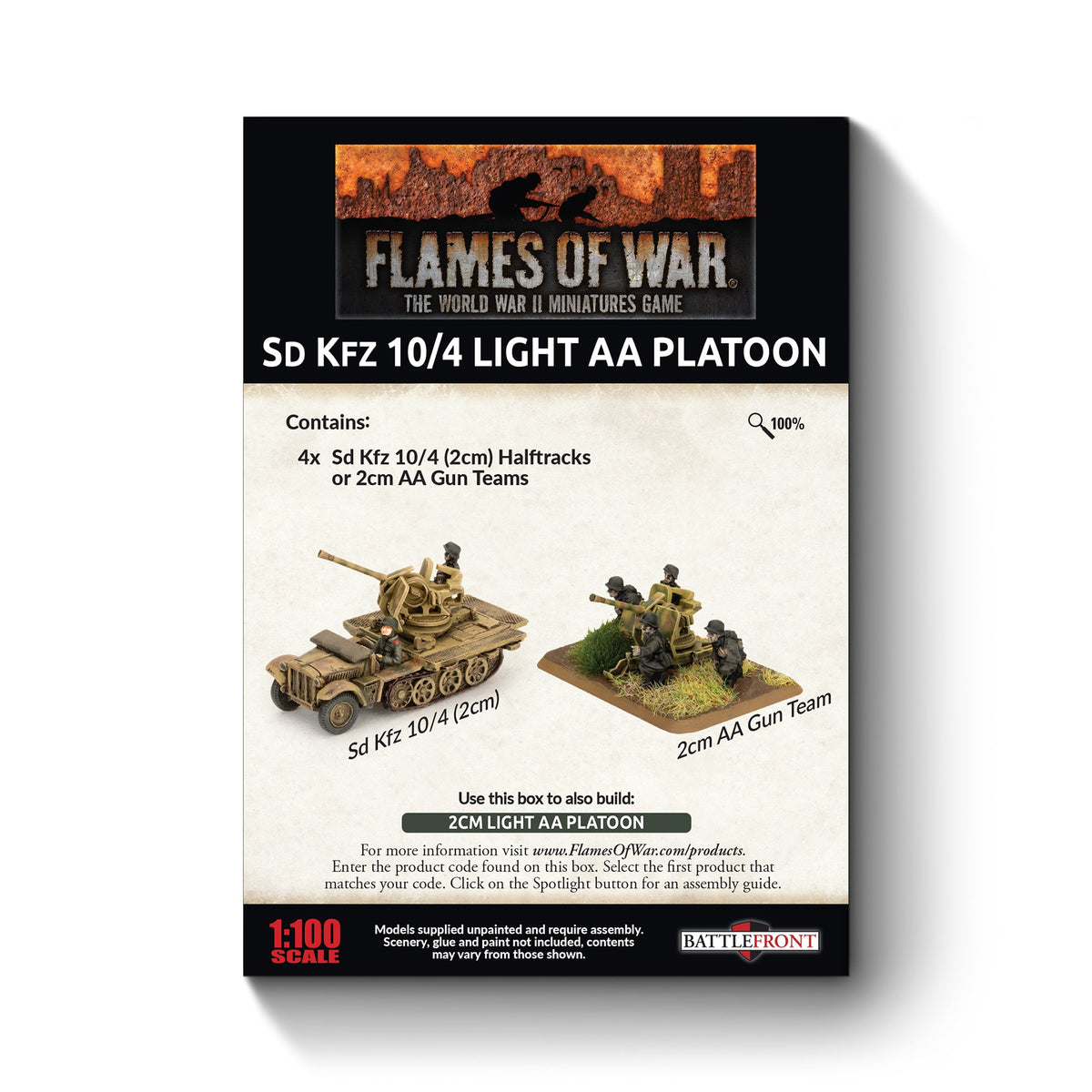 Flames Of War - German: Sd Kfz 10/4 Light AA Platoon