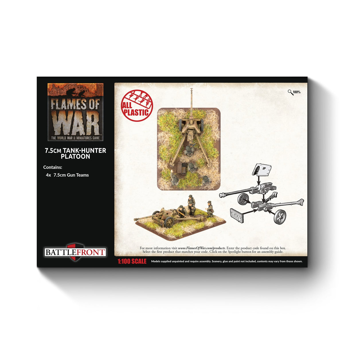 Flames Of War - German: 7.5cm Tank-Hunter Platoon