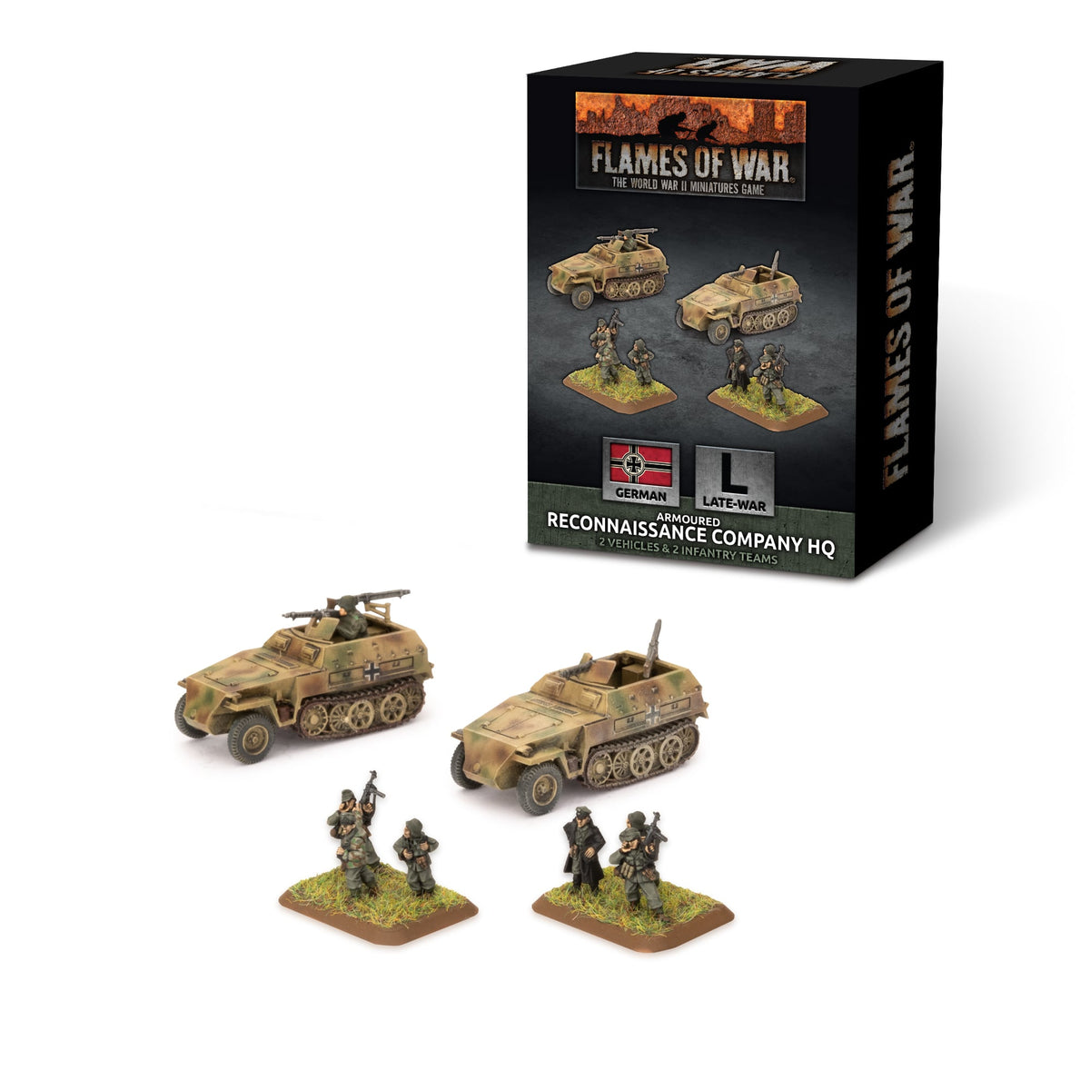 Flames Of War - German: Armoured Reconnaissance Company HQ