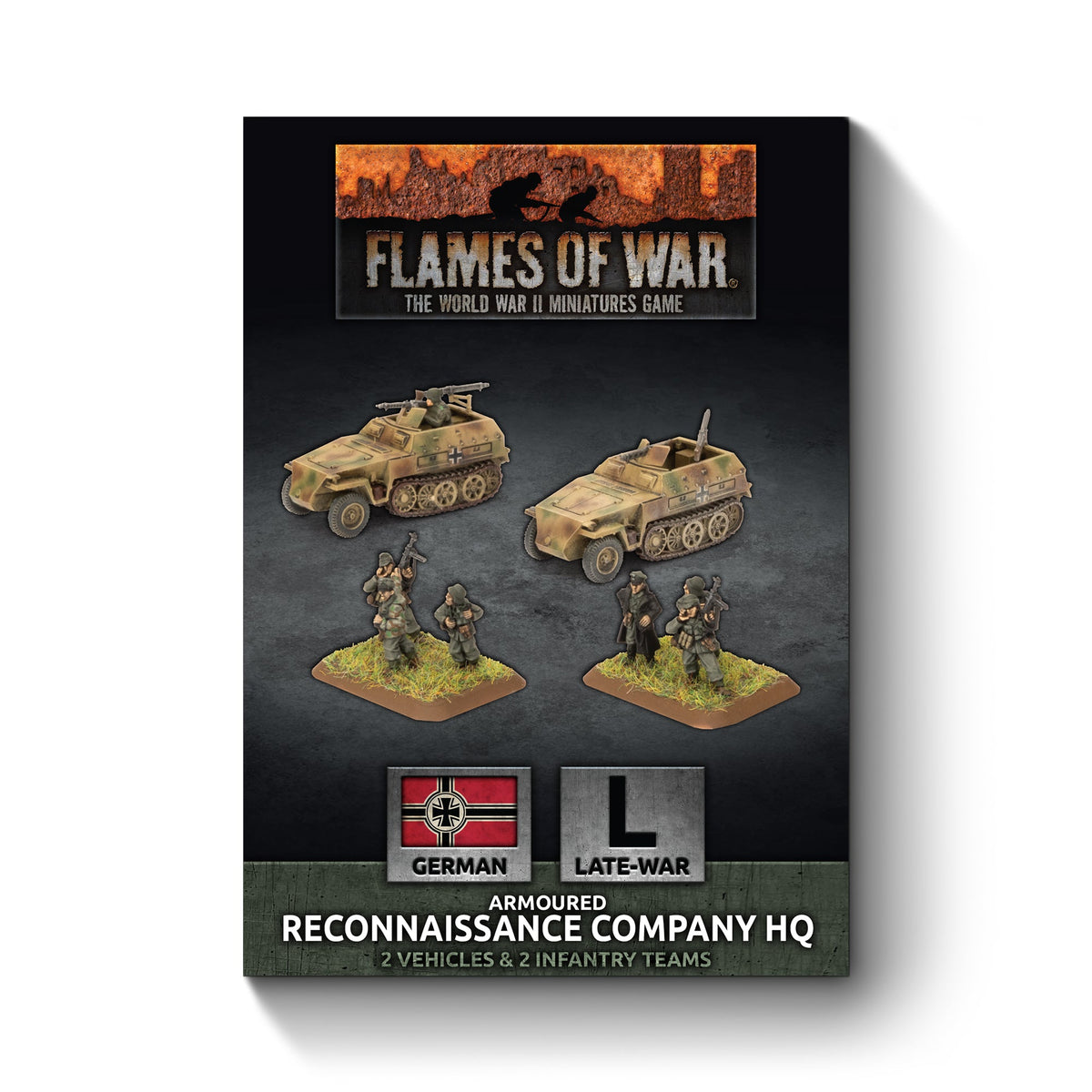 Flames Of War - German: Armoured Reconnaissance Company HQ