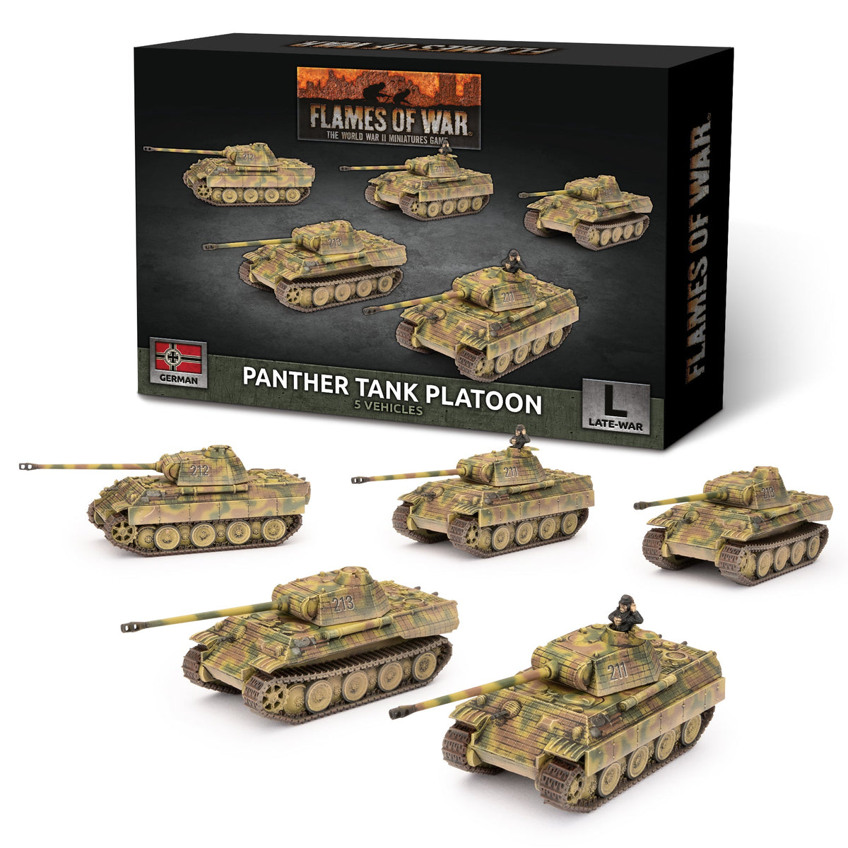 Flames Of War - German: Panther Tank Platoon