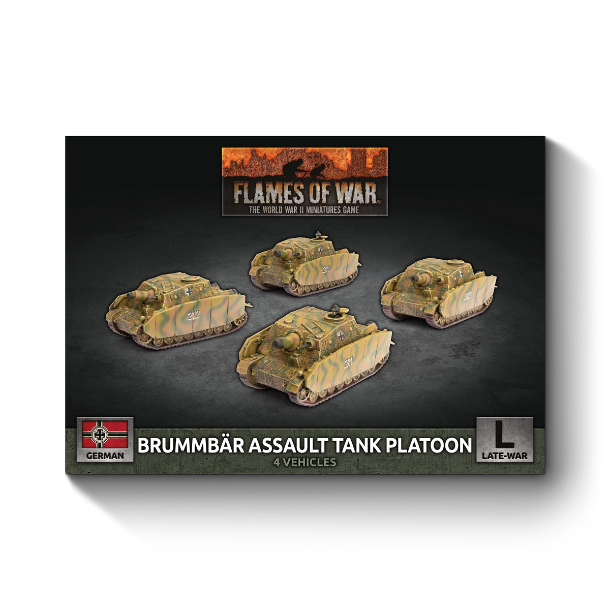 Flames Of War - German: Brummbar Assault Tank Platoon