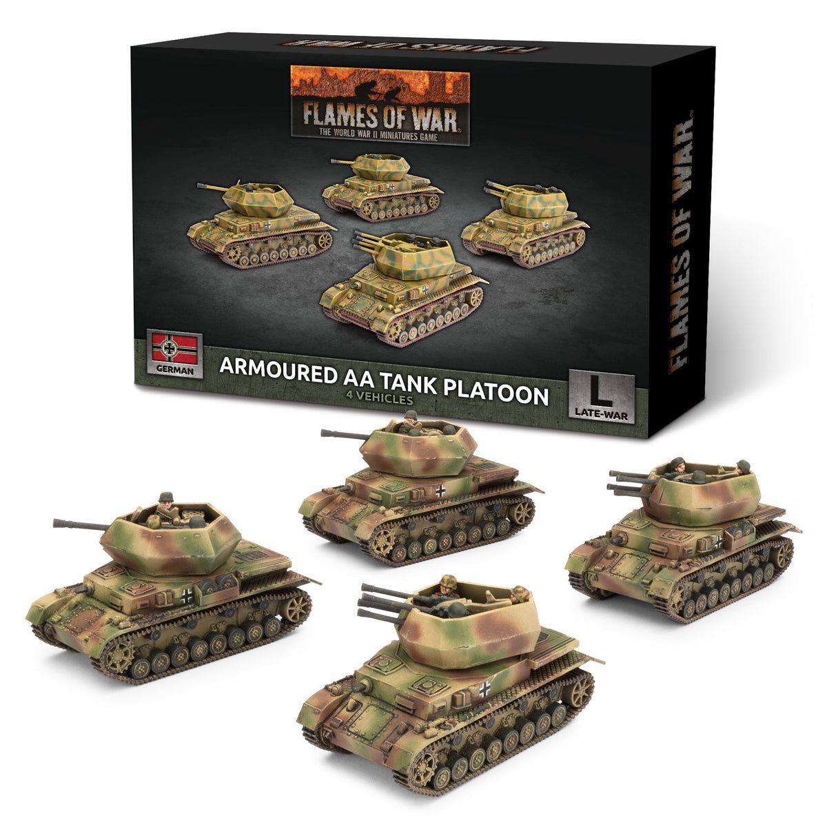 Flames Of War - German: Armoured AA Tank Platoon