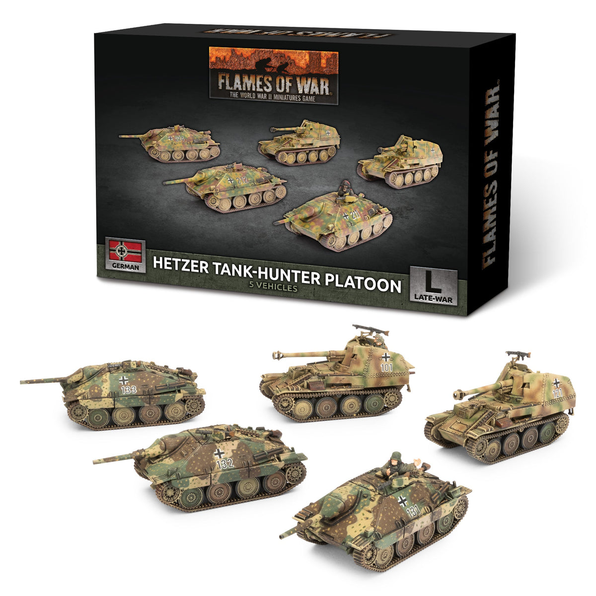 Flames Of War - German: Hetzer Tank-Hunter Platoon