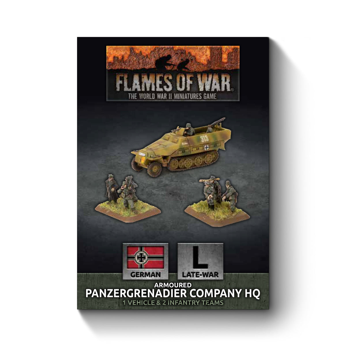 Flames Of War - German: Armoured Panzergrenadier Company HQ
