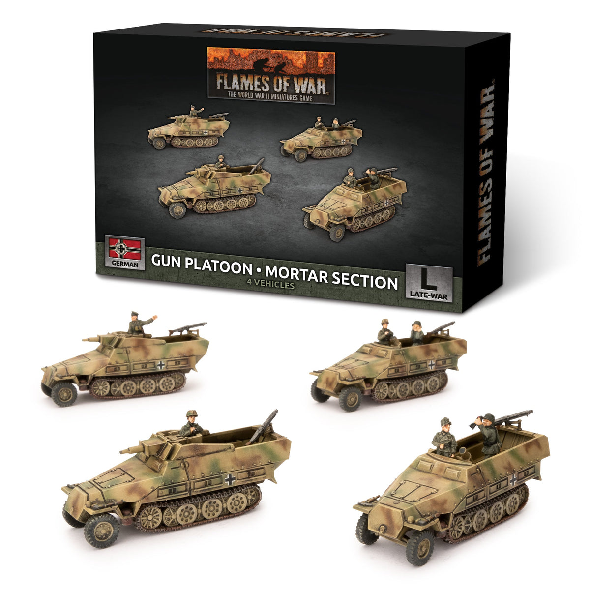 Flames Of War - German: Gun Platoon or Mortar Section