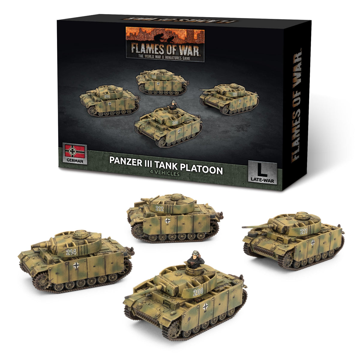 Flames Of War - German: Panzer III Platoon