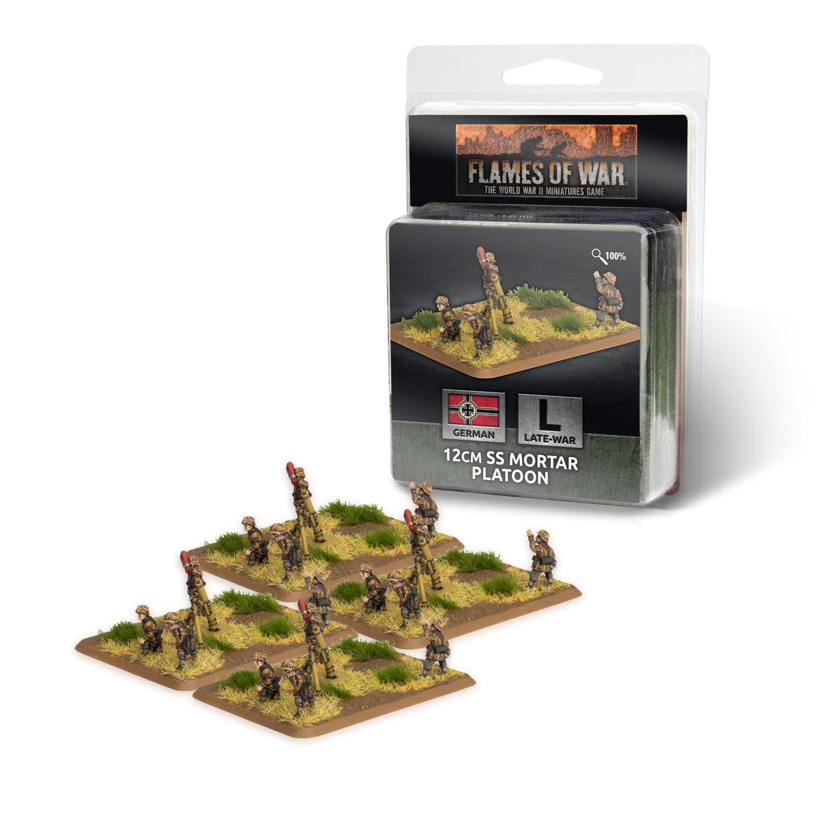 Flames Of War - German: 12cm SS Mortar Platoon