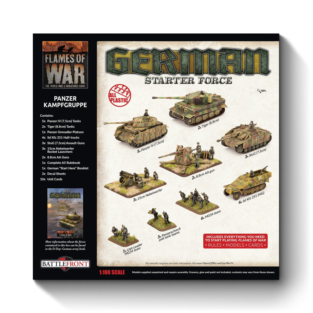 Flames Of War - German Starter Force: Panzer Kampfgruppe