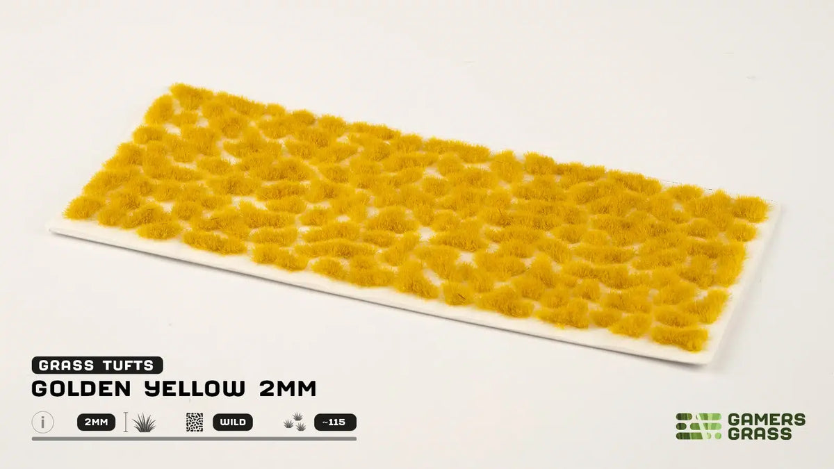 Gamers Grass - Golden Yellow (2mm)
